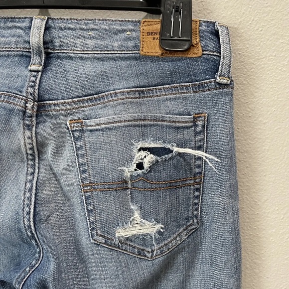 Ralph Lauren Denim & Supply Morgan Skinny Distressed Destroyed Jeans Size 27x32 - Picture 6 of 11